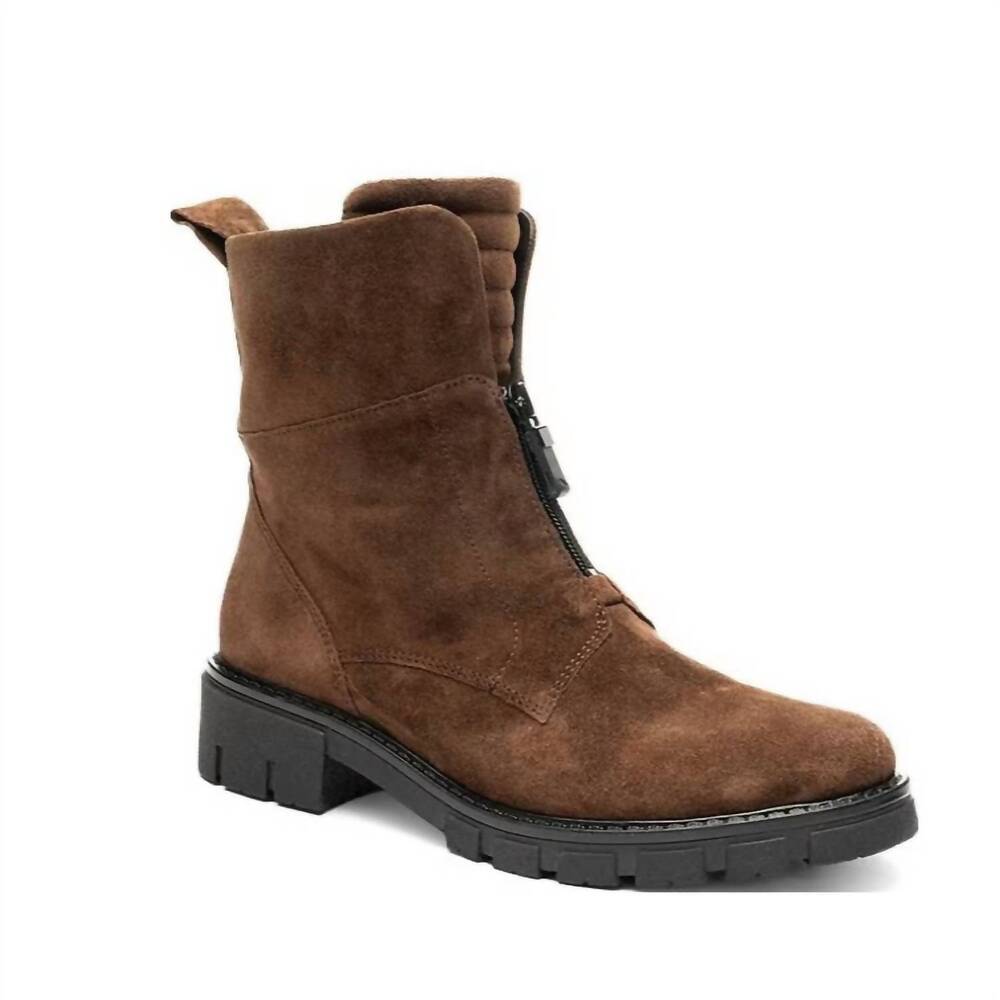 NEW ARA SHOES women's deon ankle boots in cafe brown